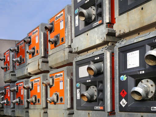 Pompe pour eaux chargées en utilisation sur un projet