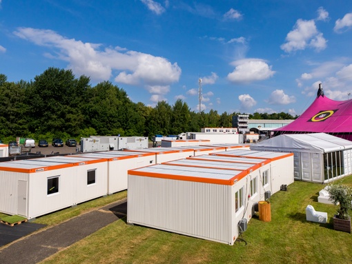 Sanitary facilities at an event venue